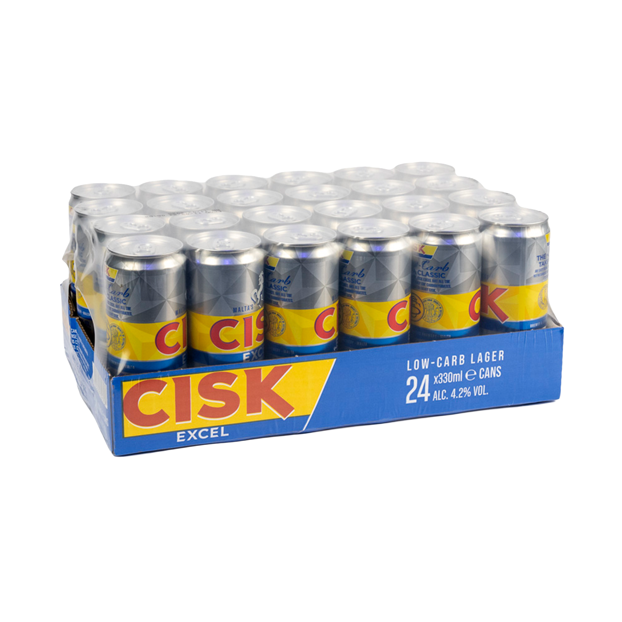 Cisk Excel Low-Carb Lager — 24 × 33 cl